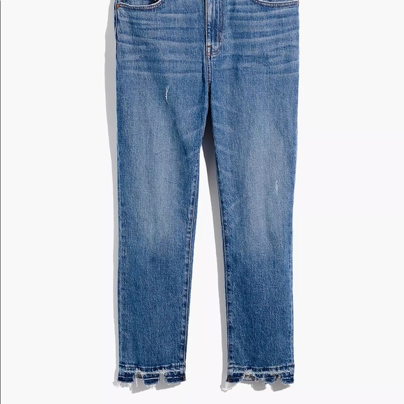 Madewell The High-Rise Slim Boyjean in Melbourne Wash - Picture 3 of 12